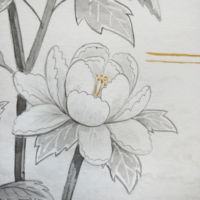 Original A3 - Pivoines & Papillons
