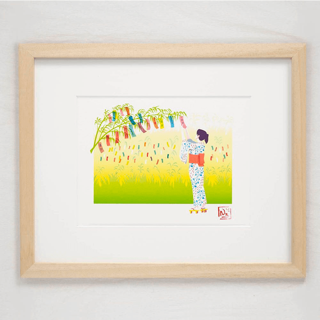 Fine art A5 et A4 / Eté - Tanabata